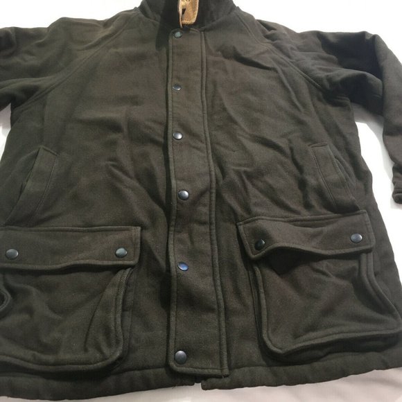 Nordstrom Other - #63 Nordstrom Full Zip Button Jacket Men's Sz M Black Long Sleeve Pockets Collar